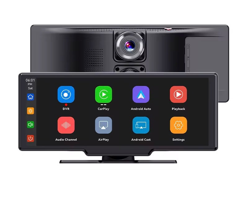 10.26” Wireless Car Play System with Dash Cam and Reversing Camera