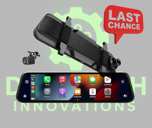 9.66” Rear View Mirror Wireless CarPlay Pro